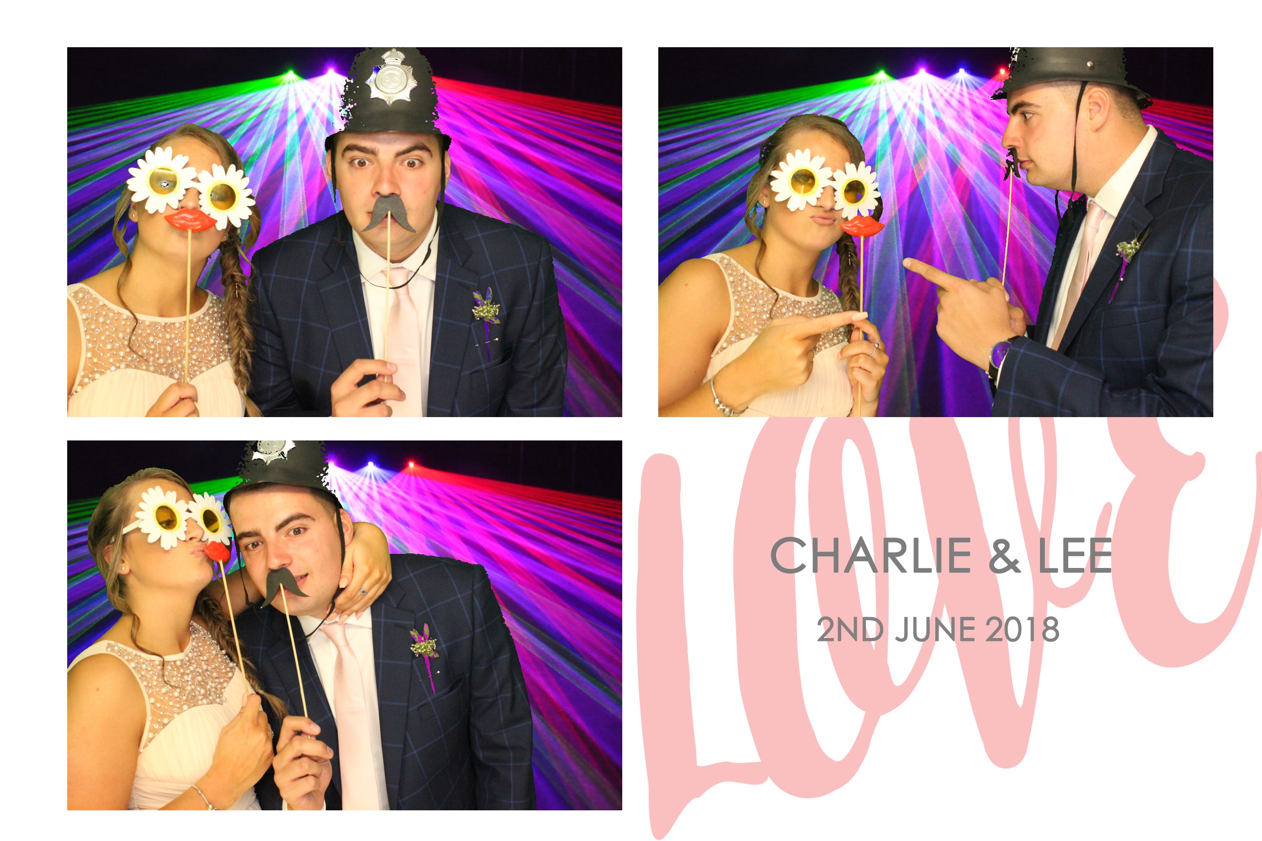 Charlie & Lee | View more photos from the event at images.mobile-photo-booth.com/u/MobilePhotoBoothUK/Charlie-Lee